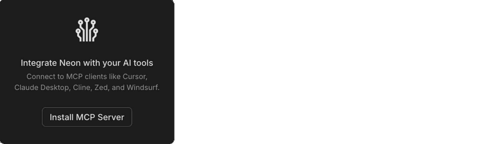 new ai card in get started panel